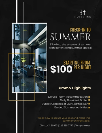 Free Hotel Seasonal Promotion Flyer Template to Edit Online Free Hotel Seasonal Promotion Flyer Template to Edit Online