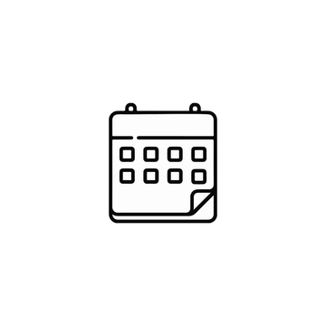 Free Calendar Outline Icon to Edit Online