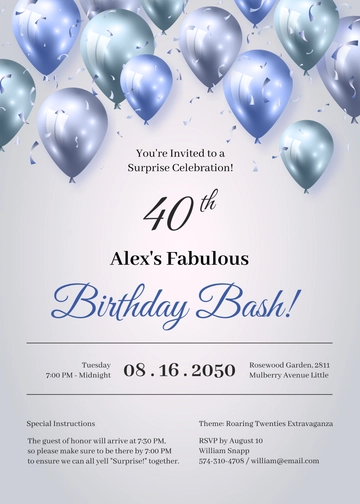 Free Adult Surprise Party Invitation Template to Edit Online Free Adult Surprise Party Invitation Template to Edit Online