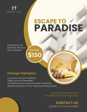 Free Hotel Vacation Package Flyer Template to Edit Online Free Hotel Vacation Package Flyer Template to Edit Online