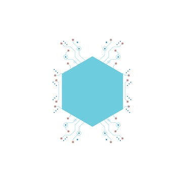 Free Hexagon Technology Clipart to Edit Online