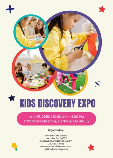 Free Kids Exhibition Invitation Template to Edit Online