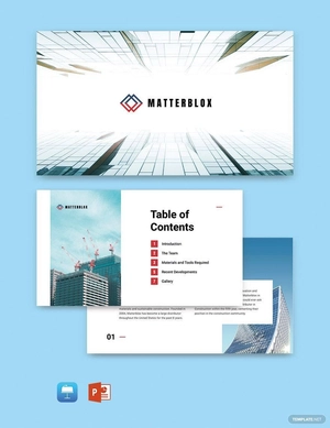 Building Materials Presentation Template