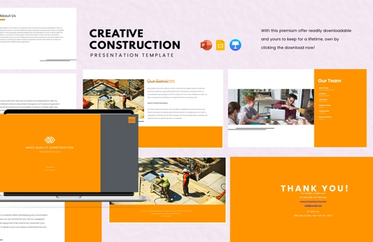 Creative Construction Template Creative Construction Template