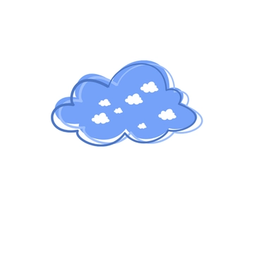 Free Blue Cloud Weather Clipart to Edit Online
