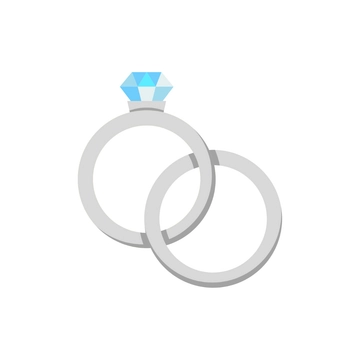 Free Wedding Rings Clipart to Edit Online