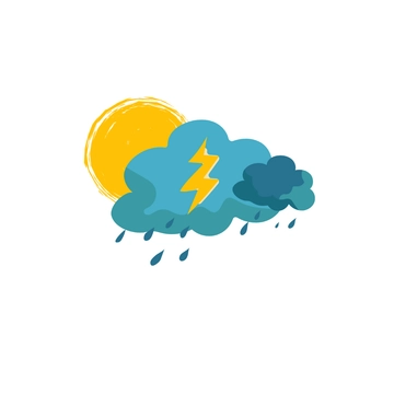 Free Watercolor Weather Clipart to Edit Online