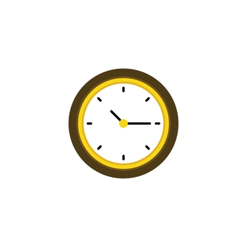 Free Time Flat Icon to Edit Online