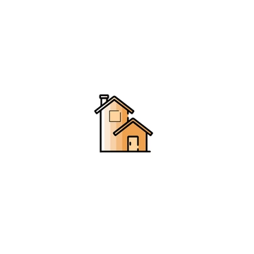 Free House Gradient Icon to Edit Online