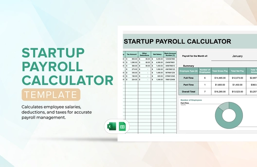 Startup Payroll Calculator Template