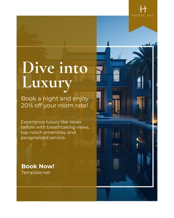 Free Hotel Facebook Post Template to Edit Online
