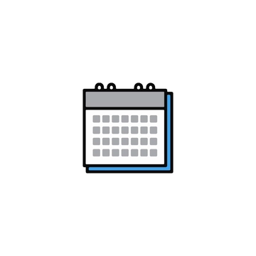 Free Monthly Calendar Icon to Edit Online