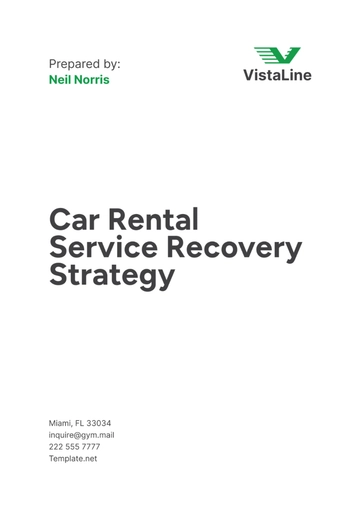 Free Car Rental Service Recovery Strategy Template to Edit Online