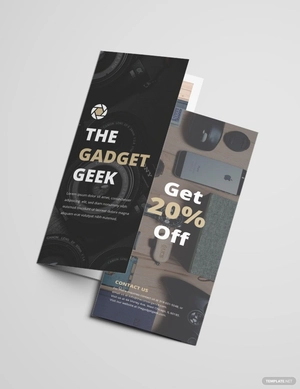 One Page Product Brochure Template
