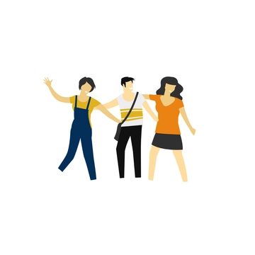 Free Friends Hanging Out Together Clipart to Edit Online