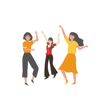 Free Women Friends Clipart to Edit Online