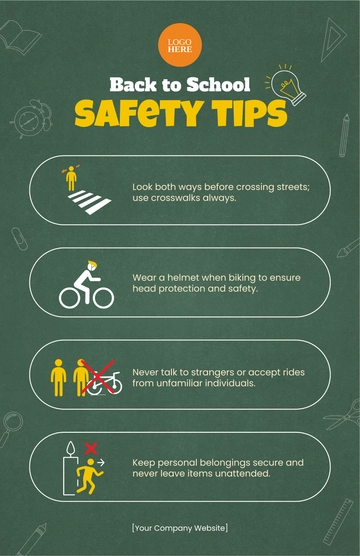 Free Back to School Safety Poster Template to Edit Online