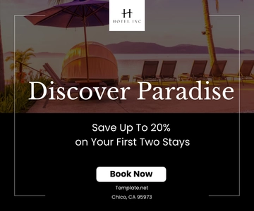 Free Hotel Ad Banner Template to Edit Online Free Hotel Ad Banner Template to Edit Online
