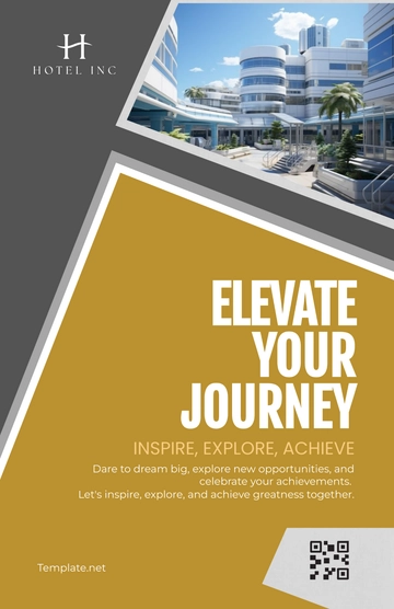 Free Hotel Motivational Poster Template to Edit Online