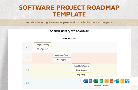 Software Project Roadmap Template