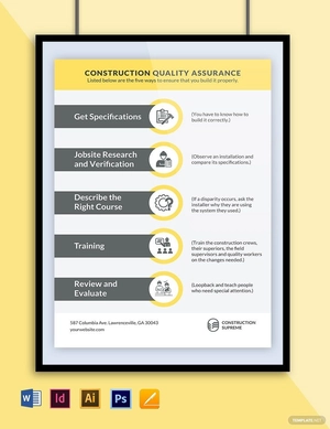 Quality Awareness Poster Template