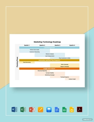 Marketing Technology Roadmap Template