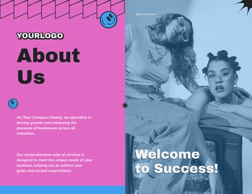 Free Y2K Brochure Template to Edit Online