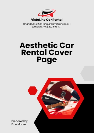 Free Car Rental Financial Report Template to Edit Online