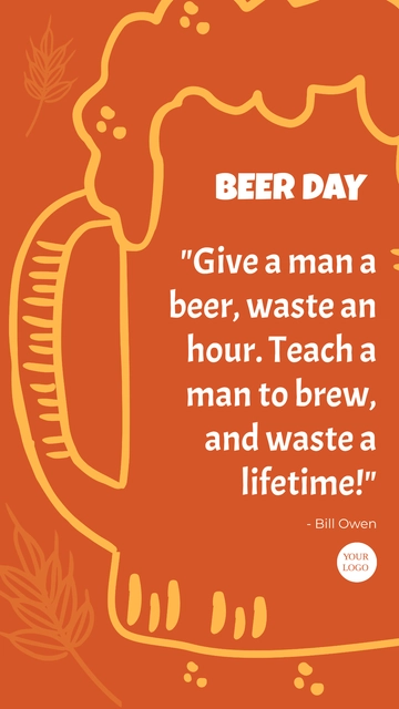 Free International Beer Day Quote Template to Edit Online Free International Beer Day Quote Template to Edit Online