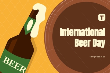 Free International Beer Day Banner Template to Edit Online