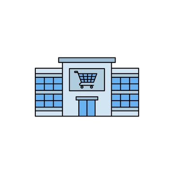 Free Shopping Mall Icon to Edit Online