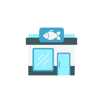 Free Fish Shop Icon to Edit Online