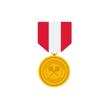Free Tennis Medal Clipart to Edit Online
