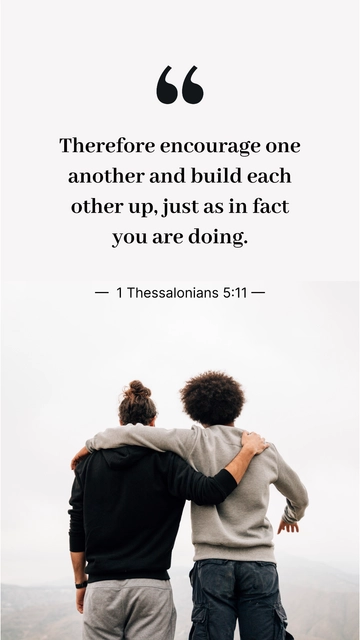 Free Friendship Day Bible Quote Template to Edit Online