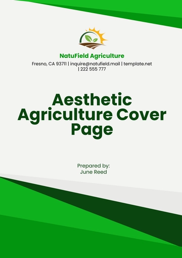 Free Agriculture Project Proposal Template to Edit Online
