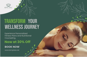 Free Fashion Spa Health Banner Template to Edit Online