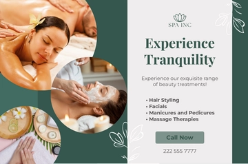 Free Beauty Salon and Spa Banner Template to Edit Online