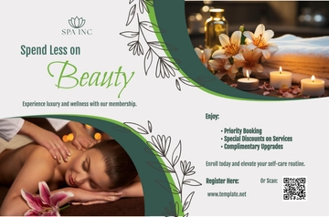 Free Spa Membership Banner Template to Edit Online