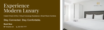 Free Hotel Digital Billboard Template to Edit Online