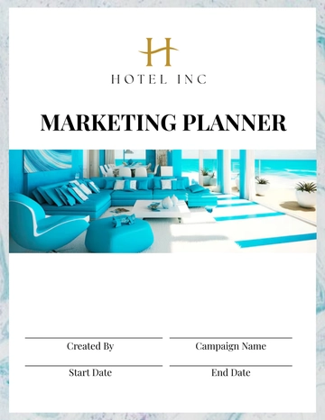 Free Hotel Marketing Planner Template to Edit Online