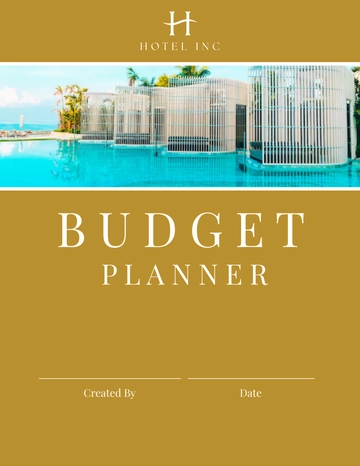 Free Hotel Budget Planner Template to Edit Online