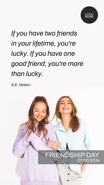 Free Friendship Day Celebration Quote Template to Edit Online