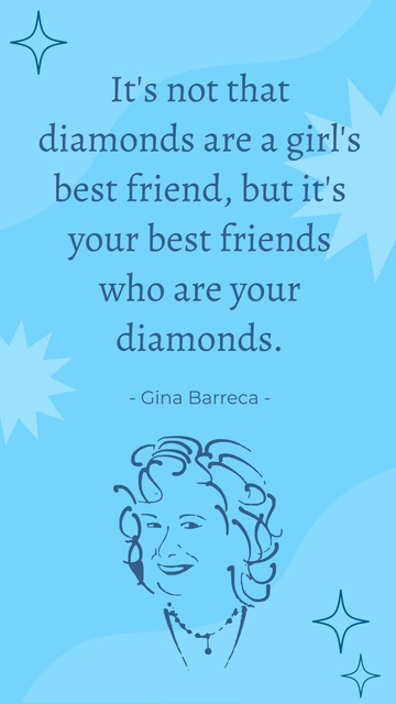 Free Friendship Day Quote for Best Friend Template to Edit Online
