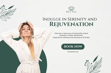 Free Spa Website Banner Template to Edit Online