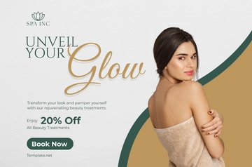 Free Beauty Spa Banner Template to Edit Online