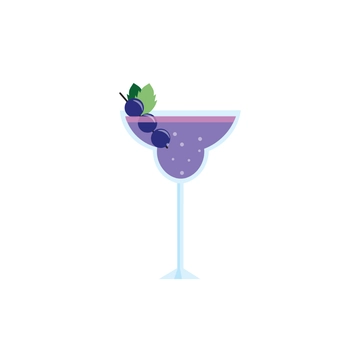 Free Blueberry Cocktail to Edit Online