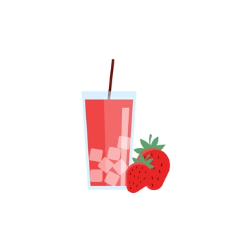 Free Strawberry Juice Clipart to Edit Online