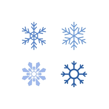 Free Winter Snowflakes Clipart to Edit Online