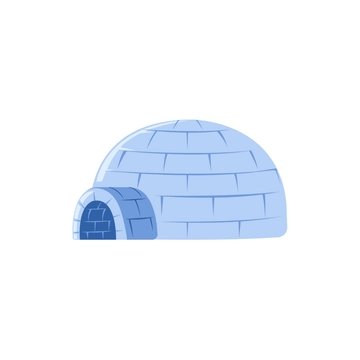 Free Winter Igloo Clipart to Edit Online