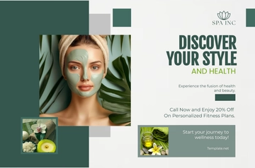 Free Fashion Spa Health Promotion Banner Template to Edit Online